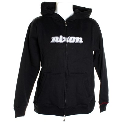 Word Zip Hoody - Black