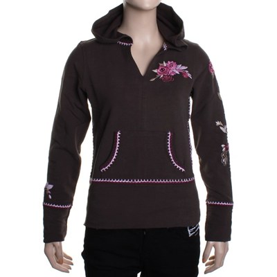 Hug and Kisses Pullover Hoody - Deep Grey