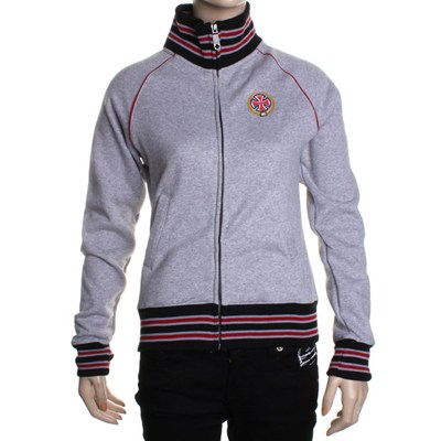 Runner Girls Track Jacket - Heather Grey