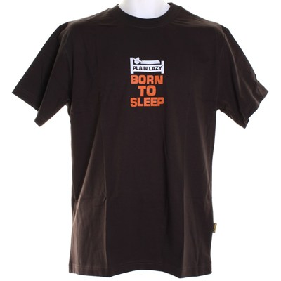 Born to Sleep S/S T-Shirt - Dark Chocolate