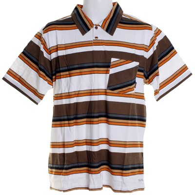 Settle Down S/S Polo Shirt - Wood