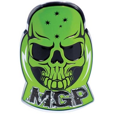 MGP Headtube  Skull Logo Badge - Green