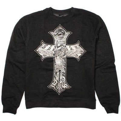 Franco Rise Above Crew - Charcoal Heather