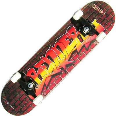 A Series Graffiti Wall Complete Skateboard