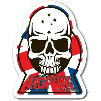MGP UK Skull Sticker
