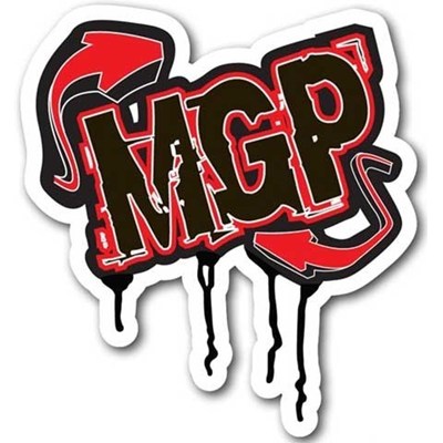 MGP Drip Logo Red Sticker