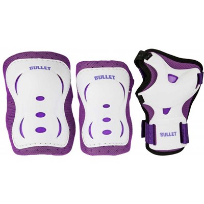 Blast Junior Triple Padset - Purple/White