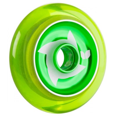 Shuriken Aluminium Hub Scooter Wheel - Green