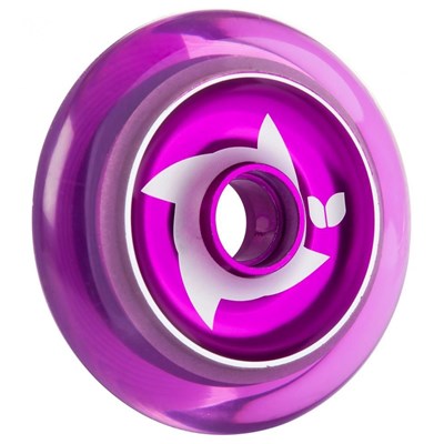 Shuriken Aluminium Hub Scooter Wheel - Purple