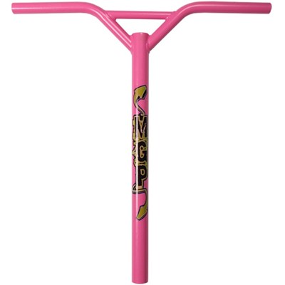 MGP Bat Wings Rake Scooter Handlebars - Pink with Logo
