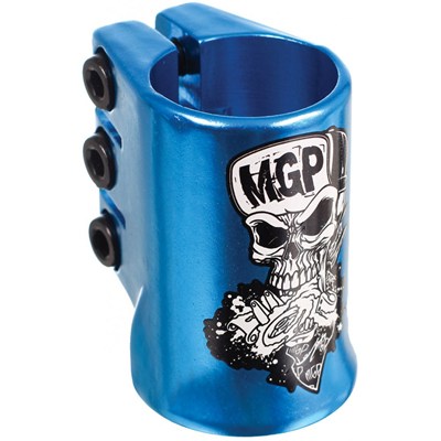 Madd Hatter Triple HIC Scooter Clamp - Blue
