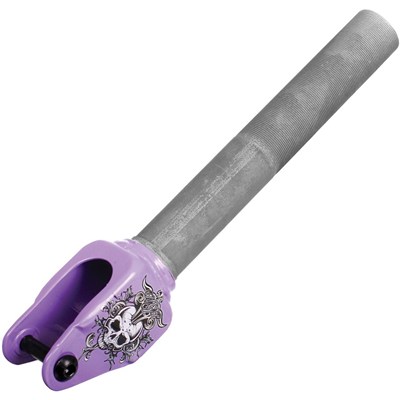 MGP HeadAche Threaded Scooter Forks - Purple