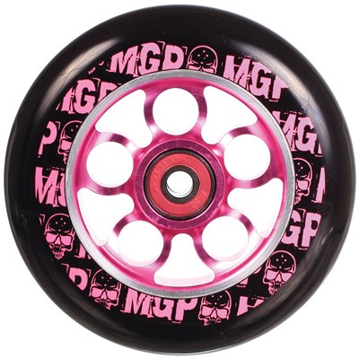 MGP Aero Skull 110mm Scooter Wheel Including Bearings - Pink