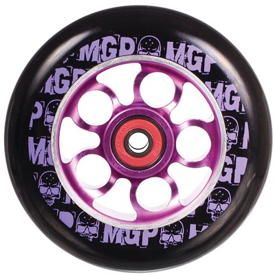 MGP Aero Skull 110mm Scooter Wheel Including Bearings - Purple