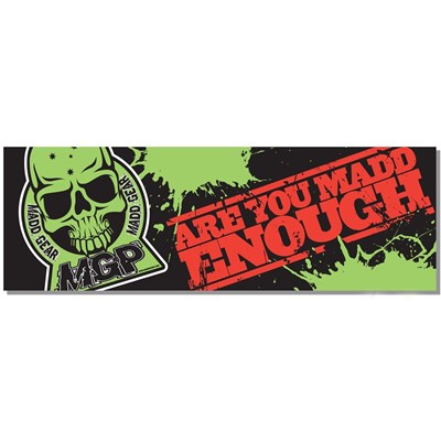 MGP Hanging Banner - Are You Madd Enough - 3m x 1m