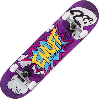 Pow II Purple Mini 7.25inch Complete Skateboard