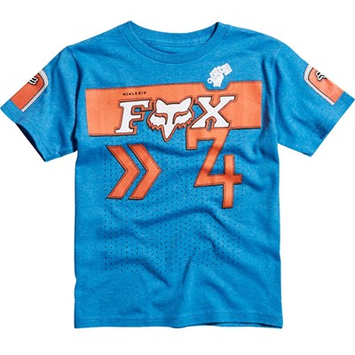 Crowd Pleaser Kids S/S T-Shirt - Heather Blue