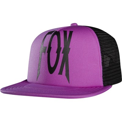 Lock Down Trucker Snapback Girls Cap - Neon Lilac
