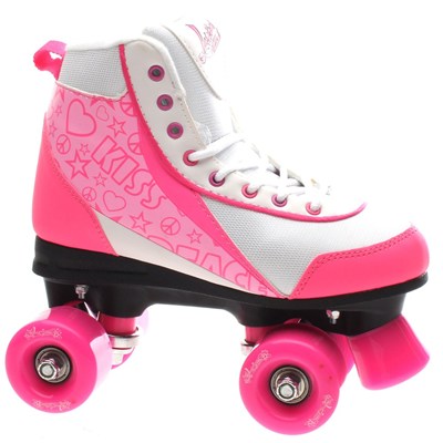 Retro Quad Roller Skates - Strawberry Kisses