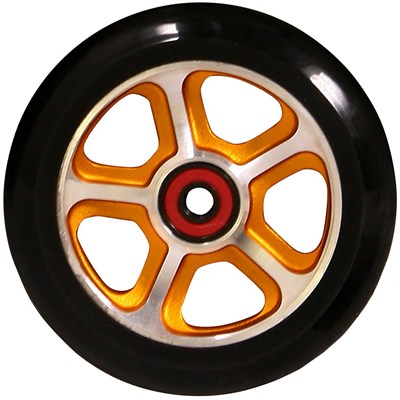 CF Filth 110mm Scooter Wheel Including Bearings - Orange/Black