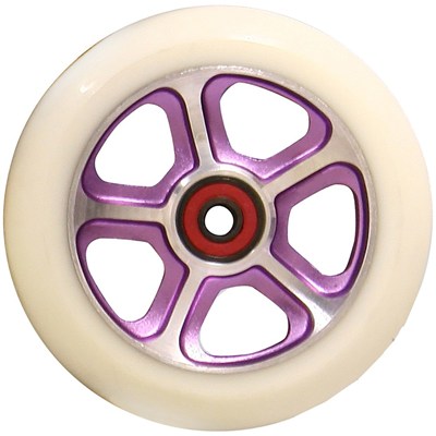 CF Filth 110mm Scooter Wheels Including Bearings - Purple/White