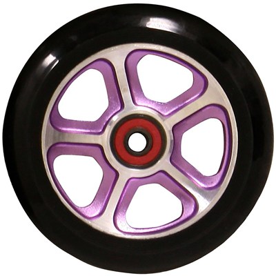 CF Filth 110mm Scooter Wheels Including Bearings - Purple/Black
