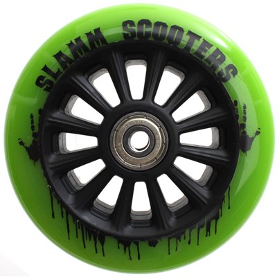Nylon Core 110mm Scooter Wheel and Bearings - Green