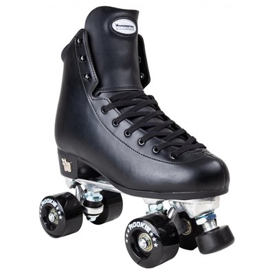 Artistic Black Quad Roller Skates