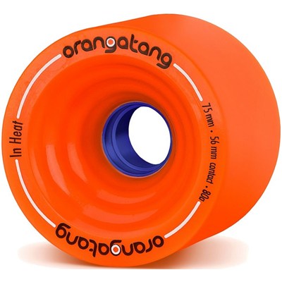 In Heat Longboard Wheels - Orange