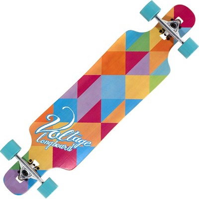 VOLLB401 Complete Drop Through Longboard - Multi