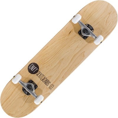 Logo Stain Natural 8inch Complete Skateboard