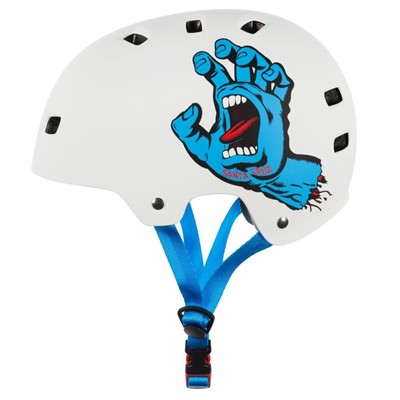 Santa Cruz Screaming Hand Matt White Skate/BMX Helmet