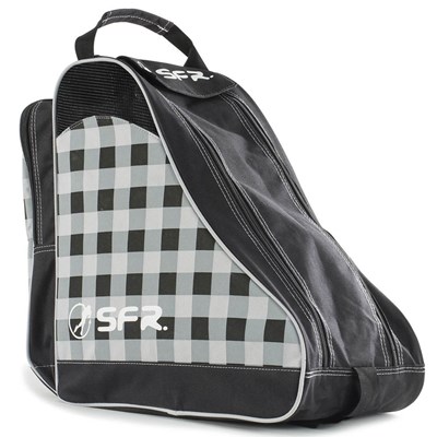 Designer Ice/Roller Skate Carry Bag - Black Chequered