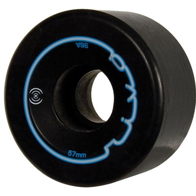 Riva 57mm/96a Roller Skate Wheels- Black