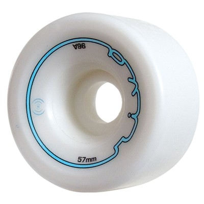 Riva 57mm/96a Roller Skate Wheels- White