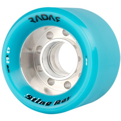 Sting Ray 62mm Roller Skate Wheels- Turquoise