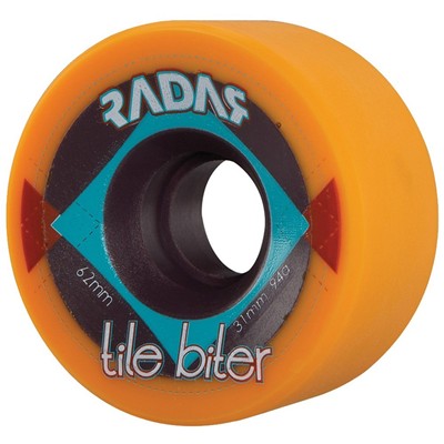 Tile Biter 62x31mm/94a Roller Skate Wheels- Orange