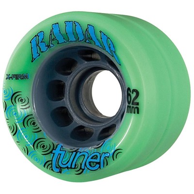 Tuner 62mm Derby Roller Skate Wheels- Green