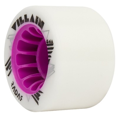 Villain 59x38mm 84a Roller Skate Wheels- White (narrow)