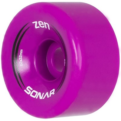 Sonar Zen 62mm/85a Roller Skate Wheels- Magenta