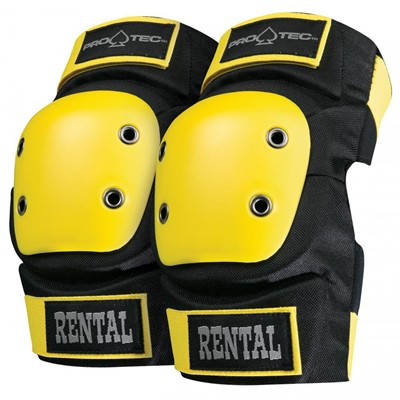 Rental Elbow Pads - Black/Yellow
