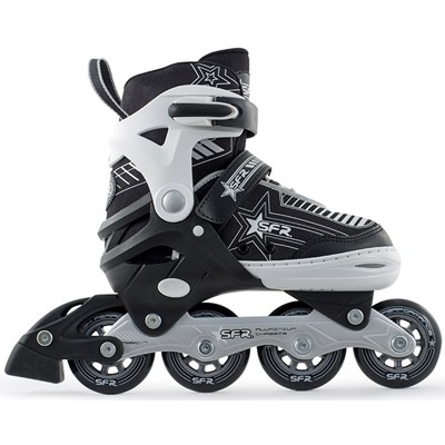 Pulsar Adjustable Recreational Inline Skates - Silver