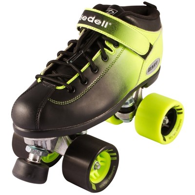 Dart Ombre Quad Roller Skates Black/Yellow