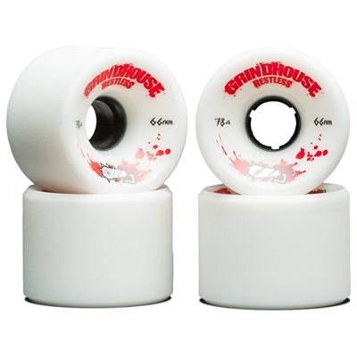 Grindhouse Wheels White - 66mm/78a