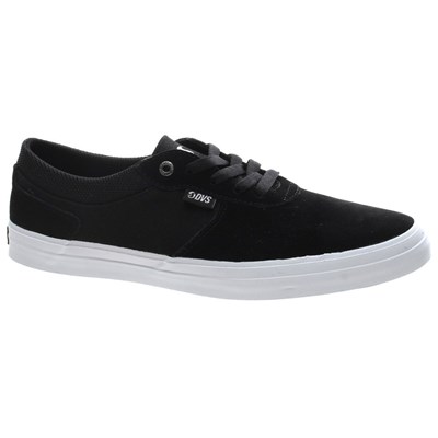 Merced Black/White Suede Shoe