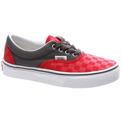 Era (Checkerboard) Racing Red/Pewter Kids Shoe YMAICK