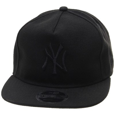 Tonal Unstructured 9FIFTY Original Fit Snapback - NY Yankees Black