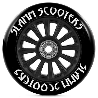 Nylon Core 100mm Scooter Wheel and Bearings - All Black