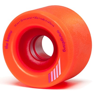 Keanu Centreset 66mm Longboard Wheels - Orange