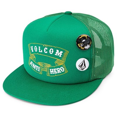 Pin Patron Anti Hero Mesh Cap - Dark Kelly Green